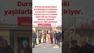 AYÇA DURMAZ HERKES TAŞININCA KÖYDE TEK ÇOCUK OLDUĞU İÇİN MECBUREN YAŞLI AMCALARLA SOHPET EDİYOR [upl. by Ahcrop63]