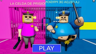 POLICE GIRL PRISON RUN Obby Scary Obby Easy Mode Roblox Gameplay Walkthrough [upl. by Ojaras]