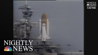 Archival Space Shuttle Challenger Disaster  NBC Nightly News [upl. by Bellamy]