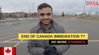 NO MORE STUDENTS IN CANADA 2024   CANADA GOVERNMENT CAP ON INTERNATIONAL STUDENTS  MR PATEL [upl. by Oira]