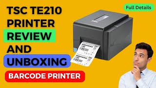 TSC TE210 Bar Code Printer Unboxing and review in Hindi  TSC Printer Full details tsc [upl. by Naval]