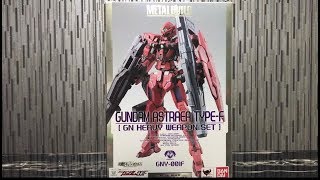 Bandai Metal Build Gundam Astraea TypeF GN Heavy Weapon Set Review [upl. by Yer104]