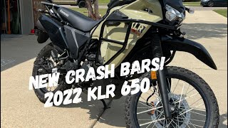 Dirtracks 2022 KLR650 Crash Bar Review [upl. by Etnoel158]