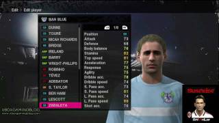 Manchester City All Faces  PES 2010 HD [upl. by Hammerskjold]