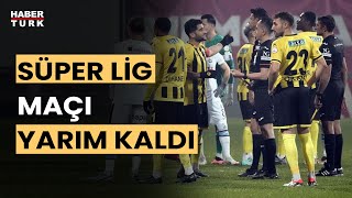 İstanbulspor Süper Lig maçından çekildi Trabzonspor maçındaki hakem kararları gerekçe gösterildi [upl. by Allmon782]