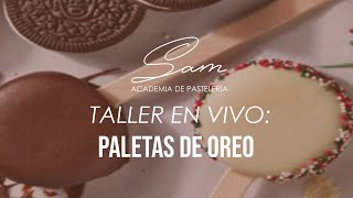 Taller en vivo  PALETAS DE OREO ¿Cómo hacer unas deliciosas paletas de oreo [upl. by Dietsche347]