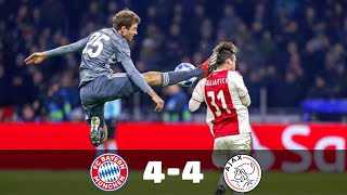 Bayern Munich vs Ajax 44 All Goals amp Highlights  Champions League 201819 [upl. by Caren]