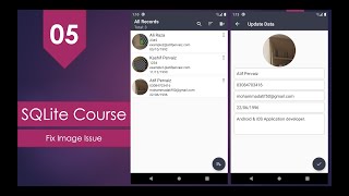 SQLite Android Course  Part 05  Fix Image Issue [upl. by Tongue]