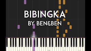 Bibingka by BenampBen Synthesia Piano Tutorial  sheet music [upl. by Asined]