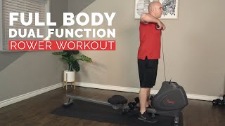 Full Body Dual Function Rower Workout [upl. by Caravette]