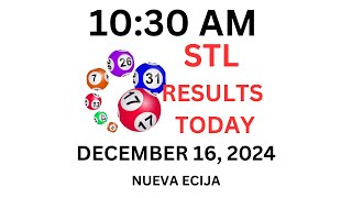 STL NUEVA ECIJA 1st Draw Result Today 1030 AM Draw Result Philippines December 16 2024 [upl. by Janaye]