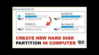 how to create derive partition windows 10711  Kesse banye partition sharmadesktopfunda [upl. by Maclaine]