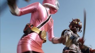 Shinken Pink vs Usukawa Dayu The Final Fight SS Shinkenger Episode 47 [upl. by Swithin]