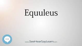 Equuleus Constellations pronounced 🔊 [upl. by Xenos]