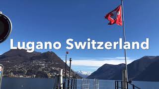 Walking in Lugano Switzerland  4K [upl. by Onirefes]