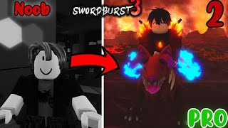 Noob To Pro As Kirito In SwordBurst 3 Part 2Roblox [upl. by Bekah267]