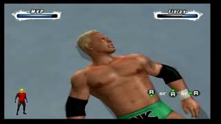 WWE Smackdown vs Raw 2009  PS2 Gameplay  4 Man Battle Royal Match [upl. by Derward]