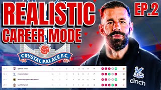 EAFC 25 REALISTIC CAREER MODE  EP2  EAFC 25 LIVE START POINTS  CRYSTAL PALACE CAREER MODE [upl. by Akirrehs]