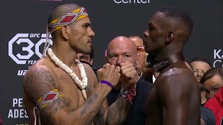 UFC 287 Ceremonial WeighIns Alex Pereira vs Israel Adesanya [upl. by Adao]