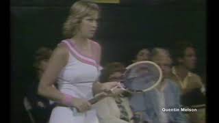 Chris Evert Defeats Billie Jean King at US Open September 8 1977 [upl. by Leuneb522]