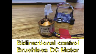 Bidirectional Arduino Control BLDC Motor [upl. by Rowen]