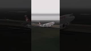 Swiss Airbus A330 Go Around aviation pilot rfs realflightsimulator landing plane avgeek a330 [upl. by Hudson]