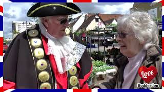 Hoddesdon Coronation Town Crier Kings Coronation Event 7th May 2023 [upl. by Birdie]