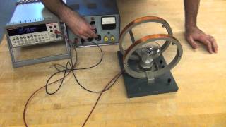 Using a Helmholtz coil and a compass [upl. by Nhepets439]