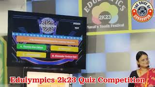 Edulympics 2k23 Quiz Competition Navals National academy [upl. by Monro]