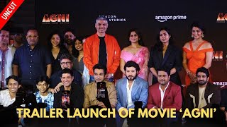 Farhan Akhtar Divyendu Sharma Pratik Gandhi amp Others at Agni Trailer Launch AgniMovie [upl. by Jelena]