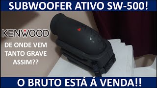 Subwoofer ativo Kenwood SW500 Á venda [upl. by Consolata994]