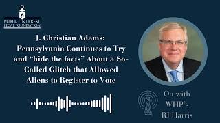 J Christian Adams PA continues to“hide the facts” About a Glitch that Allowed Aliens to Vote [upl. by Dahle918]