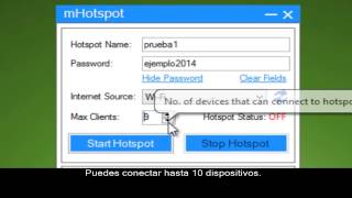 mHotspot – Router virtual WiFi – Vista Previa Descargar [upl. by Koah541]