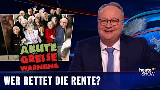 Die Boomer machen unser Rentensystem kaputt  heuteshow vom 25112022 [upl. by Laertnom501]