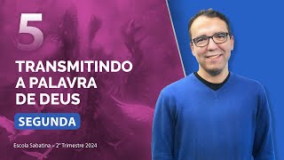 Segunda 2904  TRANSMITINDO A PALAVRA DE DEUS  Escola Sabatina com Pr Rickson Nobre [upl. by Ahsenot]