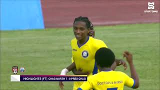 Chaguanas North Sec CRUSH Presentation College Chag 70 in SSFL Intercol Central Zone SF action [upl. by Orva]