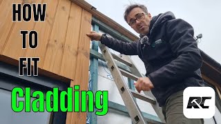 How to fit vertical timber cladding [upl. by Mauer]