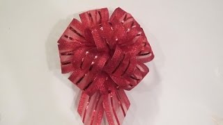 Easiest 1 Minute Gift Bow [upl. by Carmencita66]