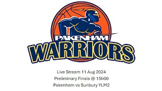 Pakenham vs Sunbury YLM2  11 August 2024 Preliminary Finals 15h00 [upl. by Robenia]