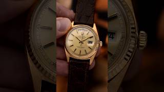 Rolex Day Date Pie Pan 18k 1975 36 mm Ref 1803 Rolex Automatic Caliber 1555 [upl. by Kwarteng]