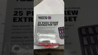 Matco Tools screw extractor set [upl. by Jaclyn]