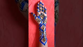 Simple easy cello tape Mehndi design plastwr mehndi designs shorts trending Fashions ByAnjali [upl. by Hoopes]