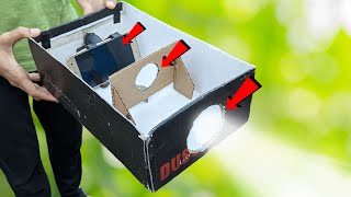 How to make Projector with Two lens arrangement Smartphone Projector [upl. by Melvyn]