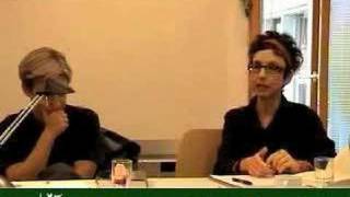 Avital Ronell and Judith Butler Contemporaneity of Philosophy 2006 23 [upl. by Yrol]