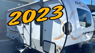 NEW 2023 FOREST RIVER ROCKWOOD GEO PRO 20FBS TRAVEL TRAILER OFF ROAD Dodd RV SOLAR WALKTHROUGH TOUR [upl. by Darill586]