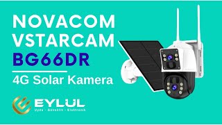 Novacom Vstarcam BG66DR 4G Solar Kamera [upl. by Lennad]