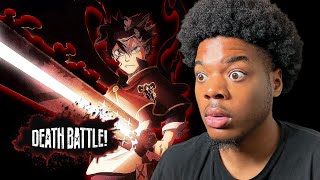 Death Battle Deku VS Asta My Hero Academia VS Black Clover REACTION [upl. by Araes]