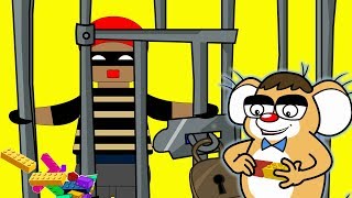 RatATat Dons Prison Toy  Best of Three Mice Brothers Chotoonz Kids Funny Cartoon Videos [upl. by Aisena]