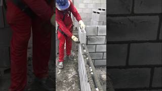 Teaching construction work with blocks new shorts blockworkblockworks explore explorepage diy [upl. by Ylicic]