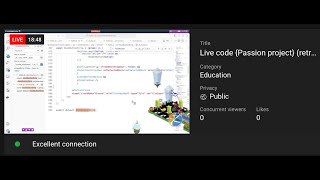 Live code Passion project retro webrtc platform [upl. by Ribak]